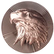 1 oz Copper Eagle Stacker Round by Scottsdale Mint .999 Copper Round