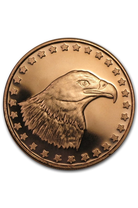 1 oz Copper Round - Eagle Head