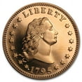thumbnail image 1 of 1 oz Copper Round - Flowing Hair Dollar, 1 of 2