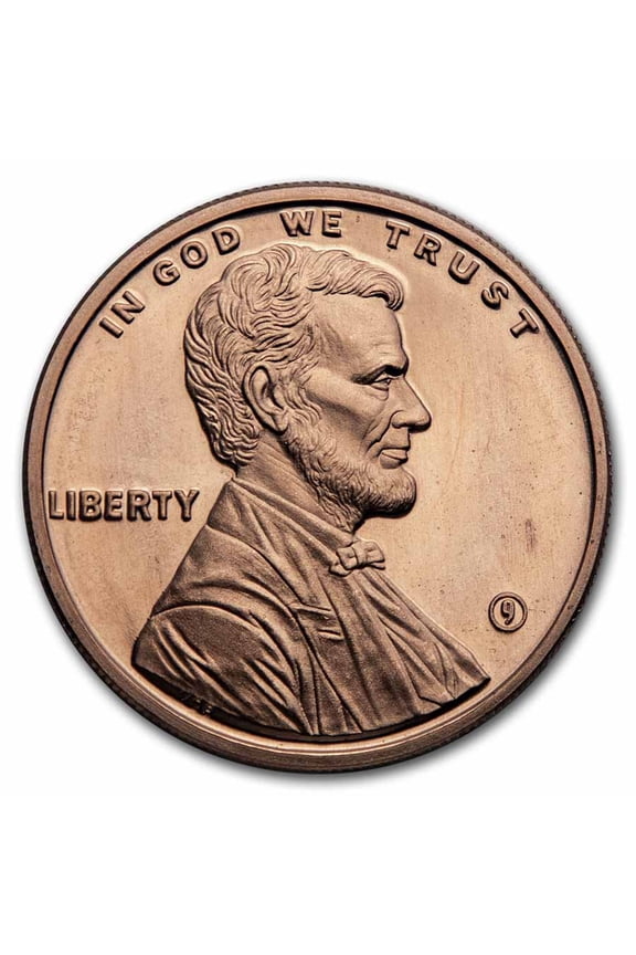 1 oz Copper Round - Lincoln Penny