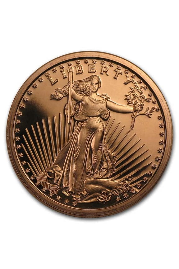 1 oz Copper Round - Saint-Gaudens