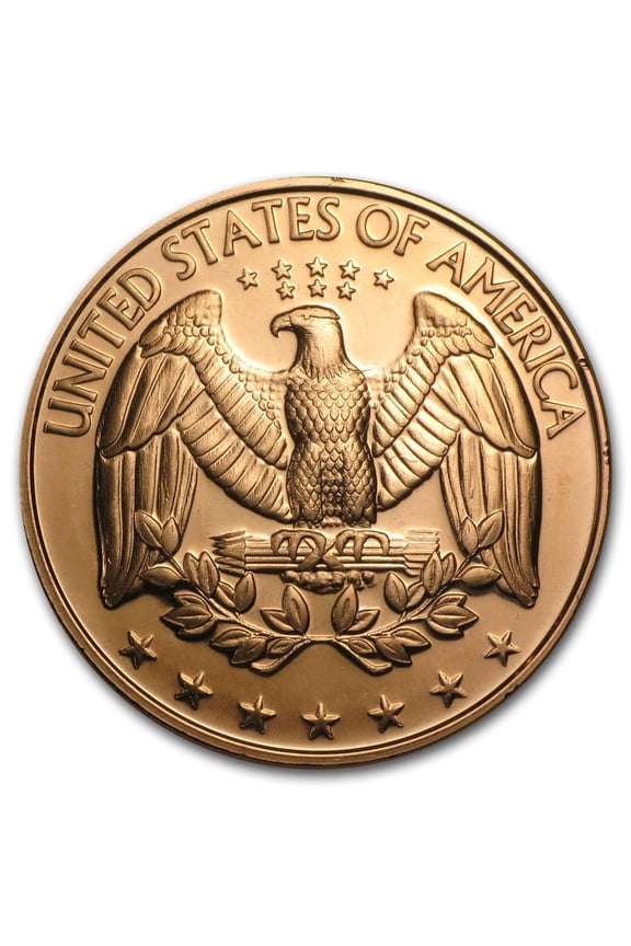 1 oz Copper Round - U.S. Quarter