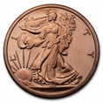 thumbnail image 1 of 1 oz Copper Round - Walking Liberty, 1 of 2