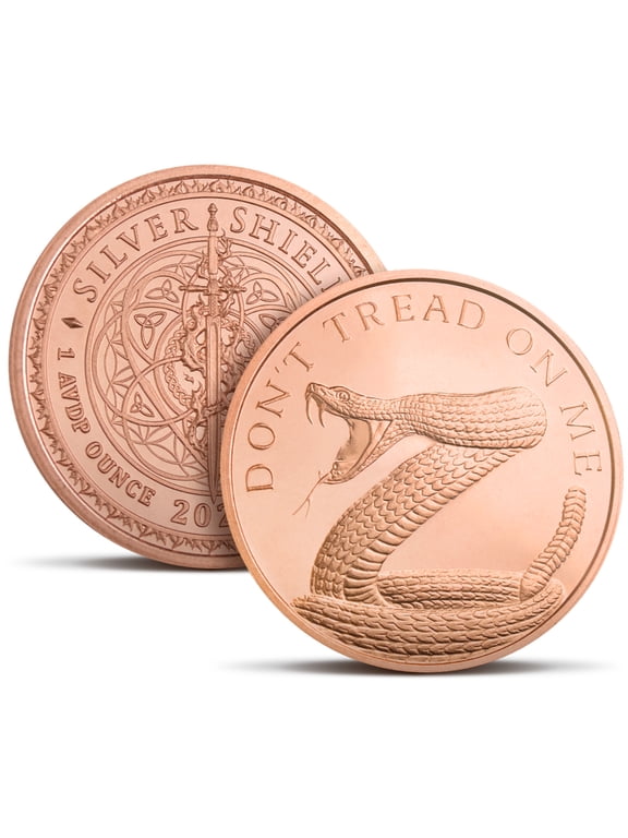1 oz Dont Tread On Me Snake Copper Round 2026 .999 Fine in Protective Flip