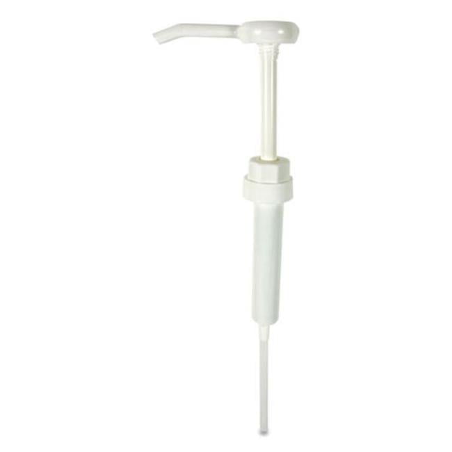 ECONOMY PLASTIC DISPENSING PUMP, 38 MM CAP FITS 1 GAL BOTTLES, WHITE ECONOMY PLASTIC DISPENSING PUMP, 38 MM CAP FITS 1 GAL BOTTLES, WHITE