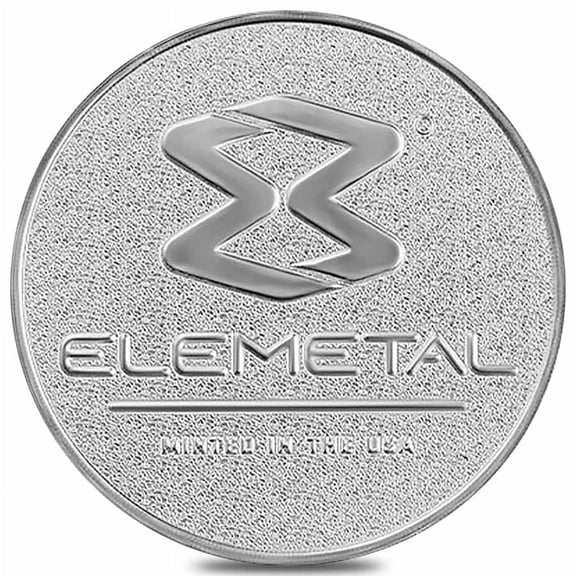 1 oz Elemetal Silver Round .999 Fine