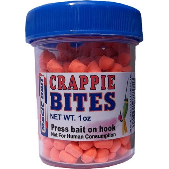1 oz Fishing Crappie Bites - Orange