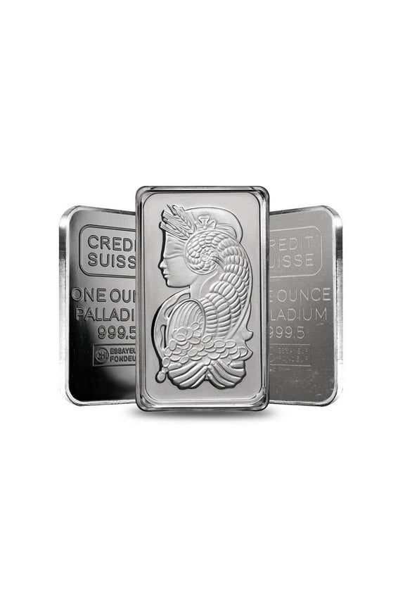 1 oz Generic Palladium Bar .9995 Fine (Secondary Market)