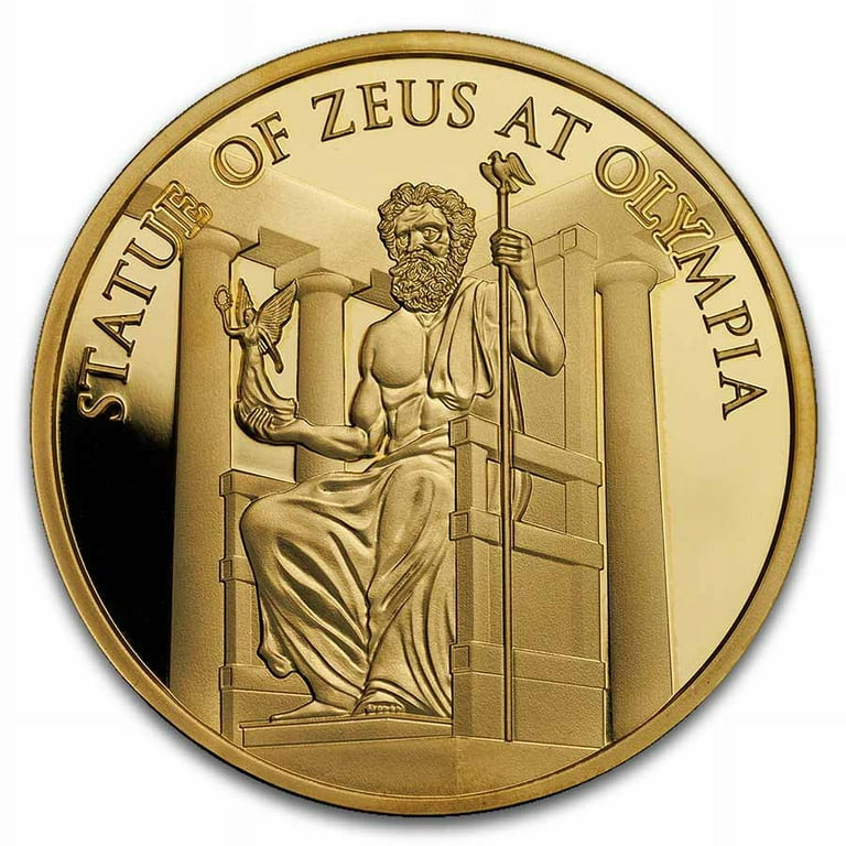 1 oz Gold - 7 Wonders of the World: Statue of Zeus at