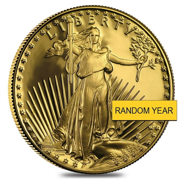 1 oz Proof Gold American Eagle $50 Coin In Cap (Random Year)