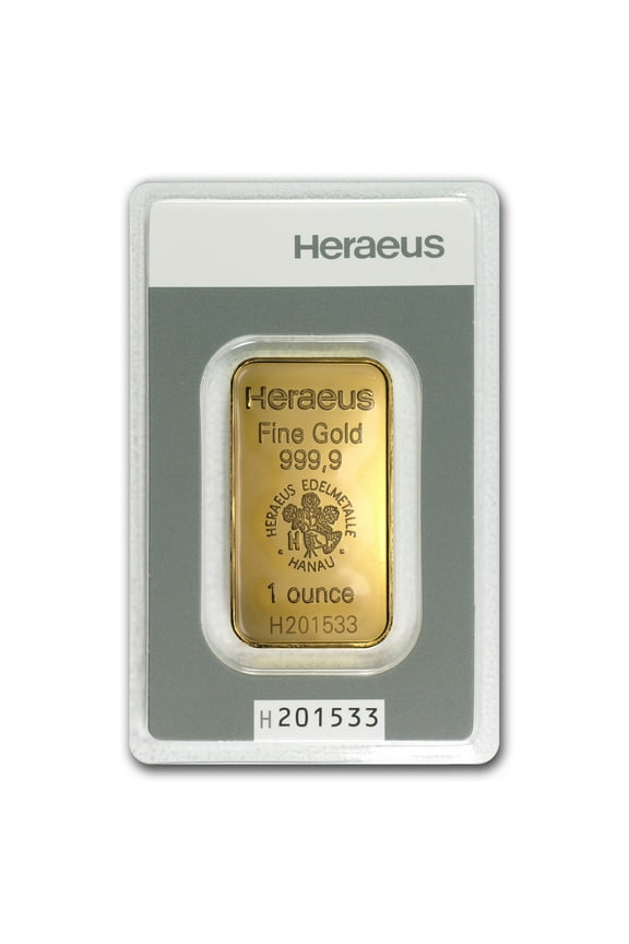 1 oz Gold Bar - Argor-Heraeus (Vintage Design, In Assay)