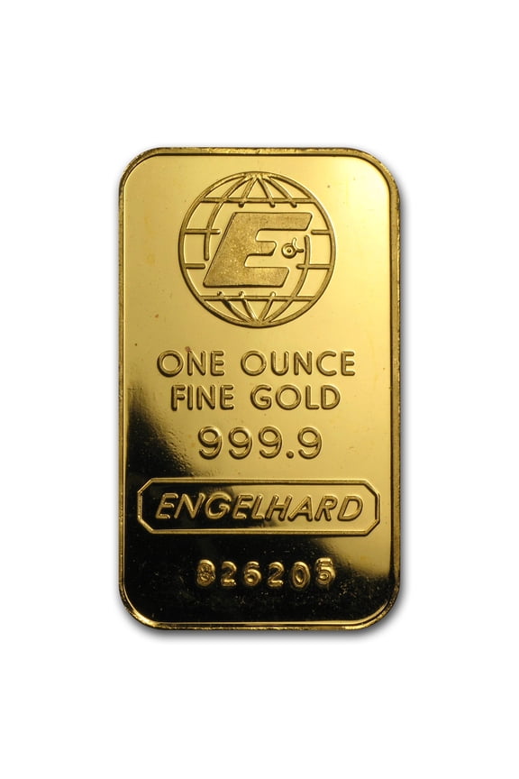 1 oz Gold Bar - Engelhard ('E' logo)
