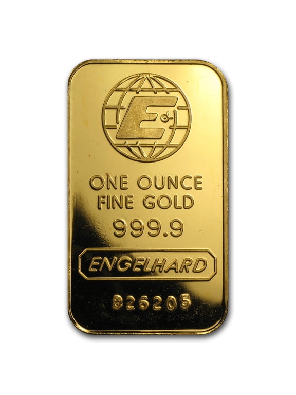 1 oz Gold Bar - Engelhard ('E' logo)