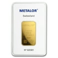 thumbnail image 1 of 1 oz Gold Bar - Metalor (In Assay), 1 of 4