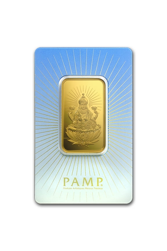 1 oz Gold Bar - PAMP Suisse Religious Series (Lakshmi)