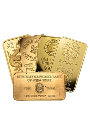 1 oz Gold Bar - Random Design without Assay