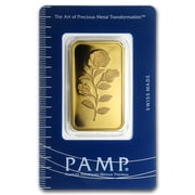 1 oz Gold Bar - Rosa In Assay