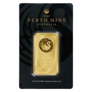 1 oz Gold The Perth Mint Bar w/ Assay Card price history and forecast - Perth Mint