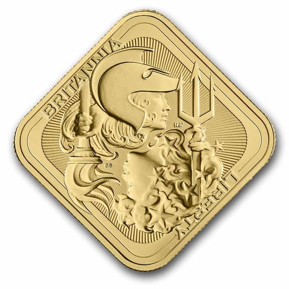 1 oz Gold Bar - The Royal Mint Britannia & Liberty