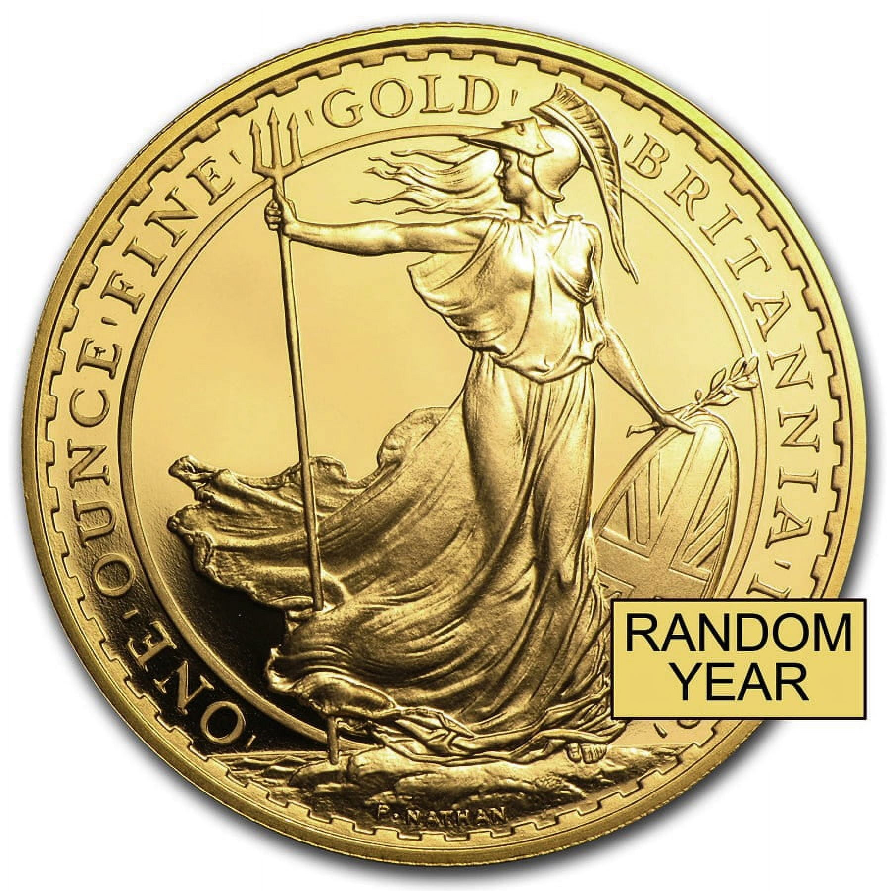 ROYAL MINT 1 oz Gold Britannia BU Coin (Random Year) - Walmart