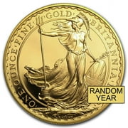 1 oz Gold Britannia BU Coin Random Year