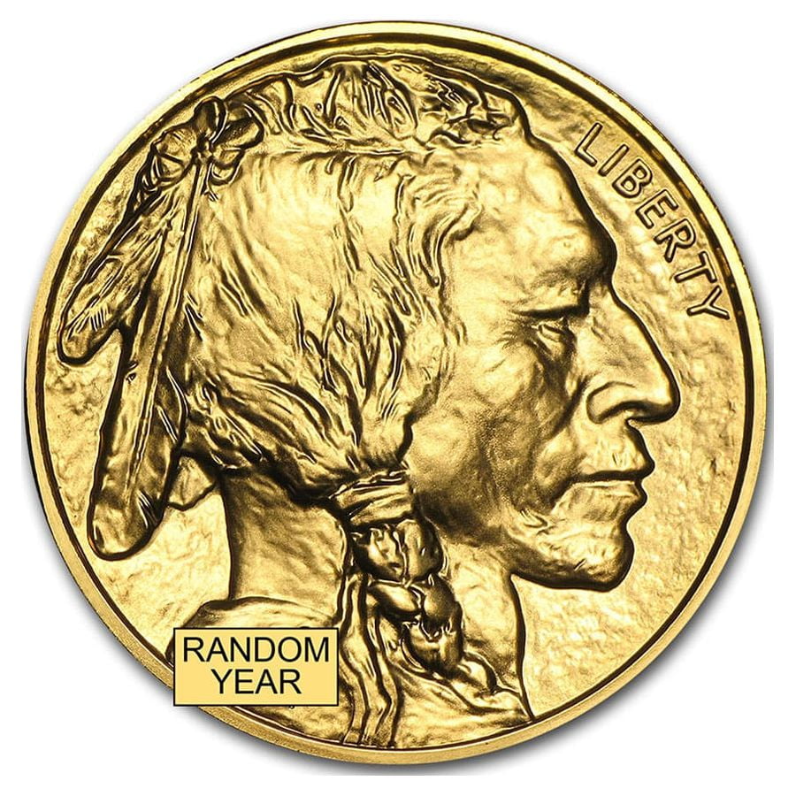 U.S. MINT 1 oz Gold Buffalo BU (Random Year)