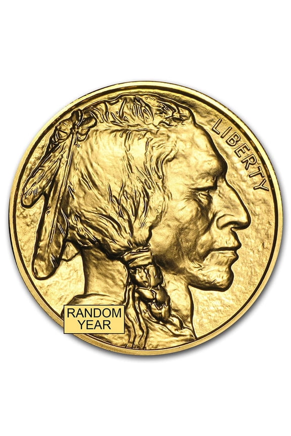 1 oz Gold Buffalo BU (Random Year)