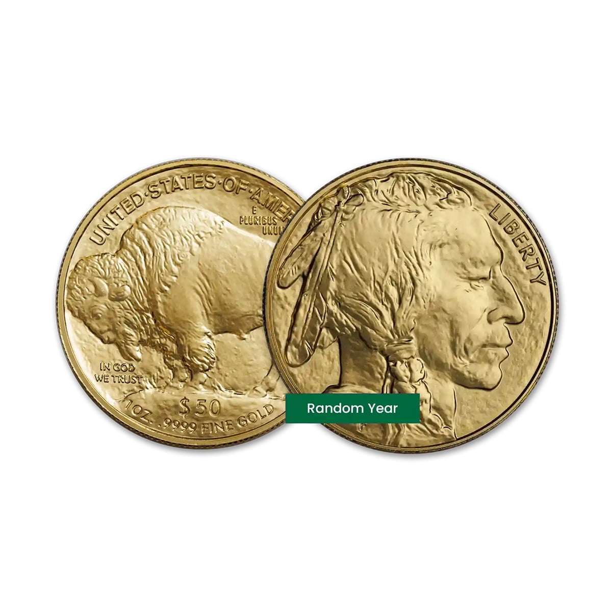 oz Gold Buffalo Coin BU Random Year Coins