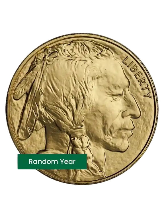 1 oz Gold Buffalo Coin BU - Random Year
