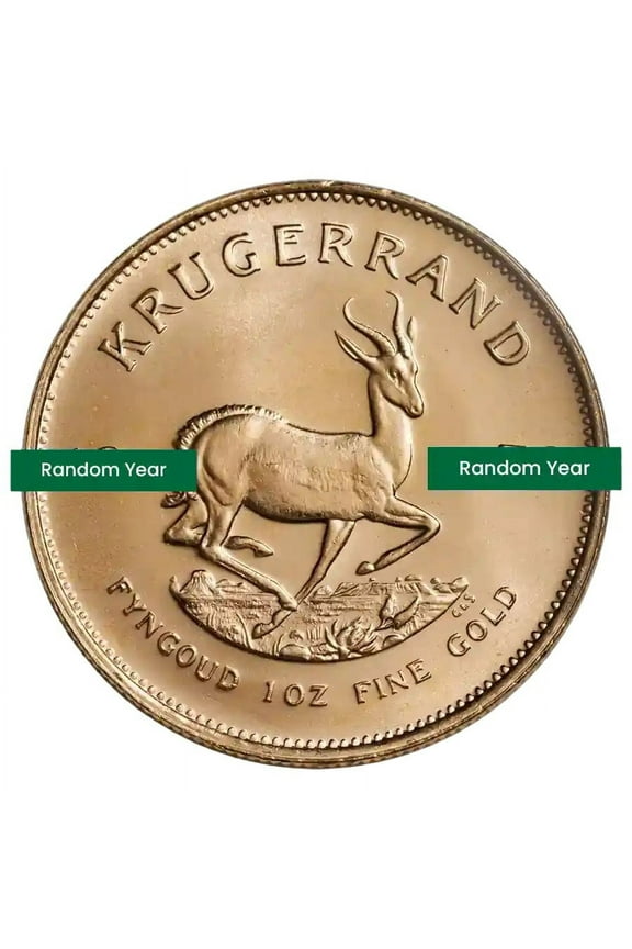 1 oz Gold Krugerrand Coin BU - Random Year