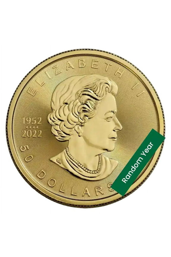 1 oz Gold Maple Leaf Coin BU - Random Year