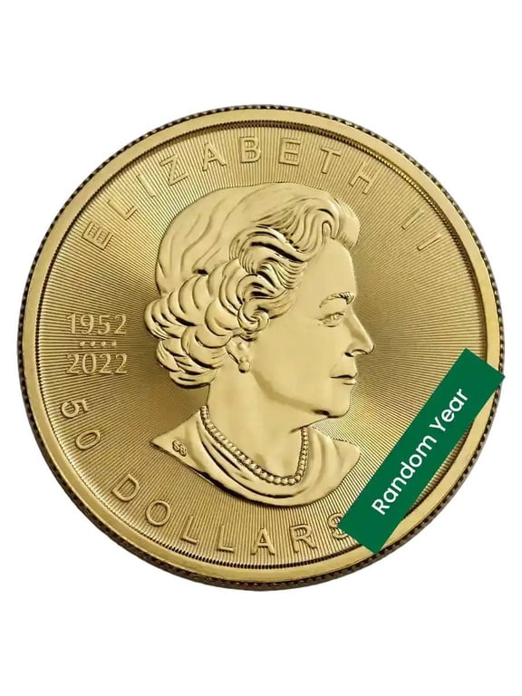 1 oz Gold Maple Leaf Coin BU - Random Year