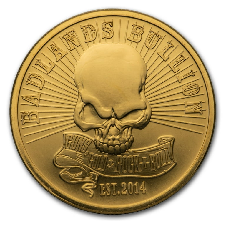 1 oz Gold Round - Badlands Bullion - Walmart.com