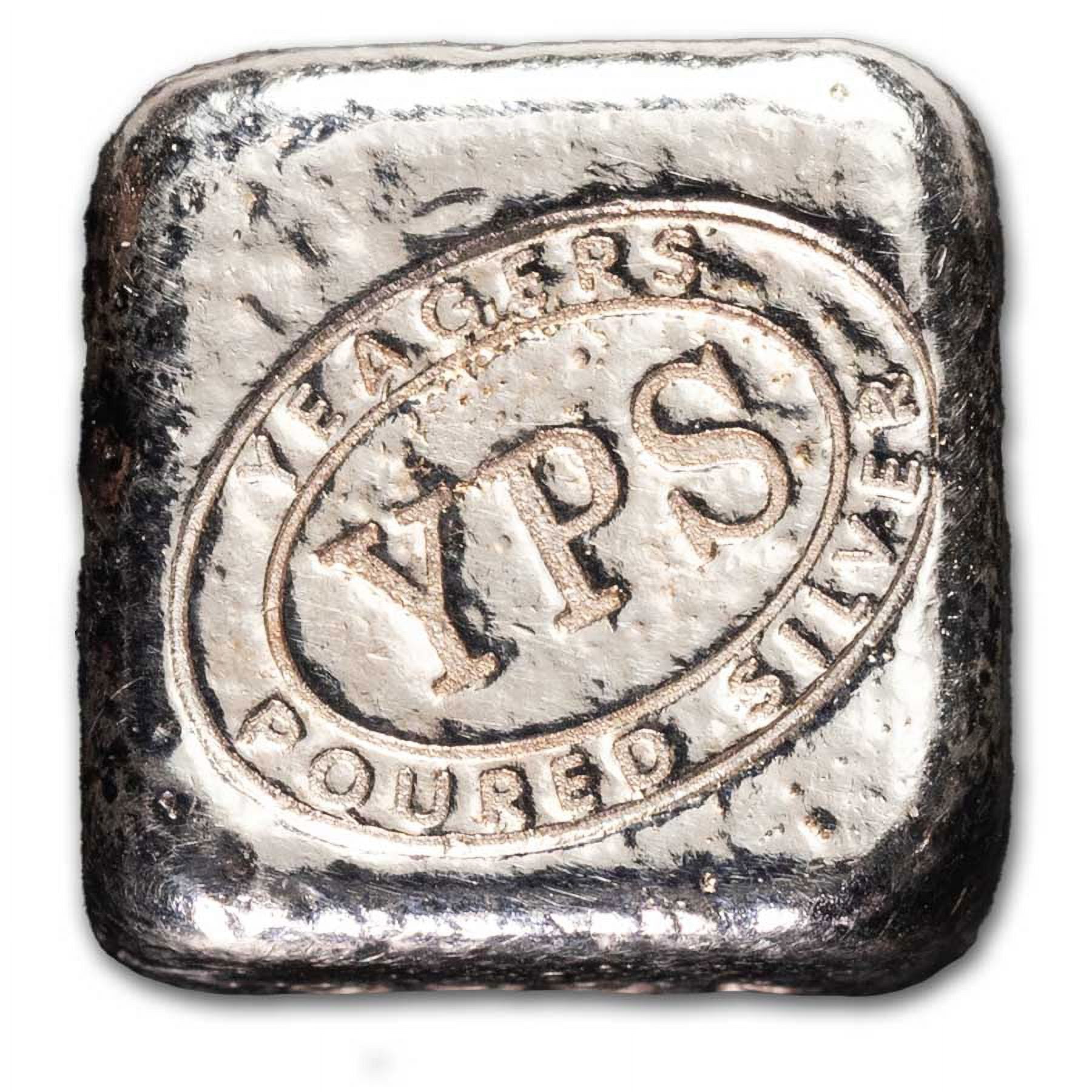 1 oz Hand Poured Silver Cube - Yeager Poured Silver