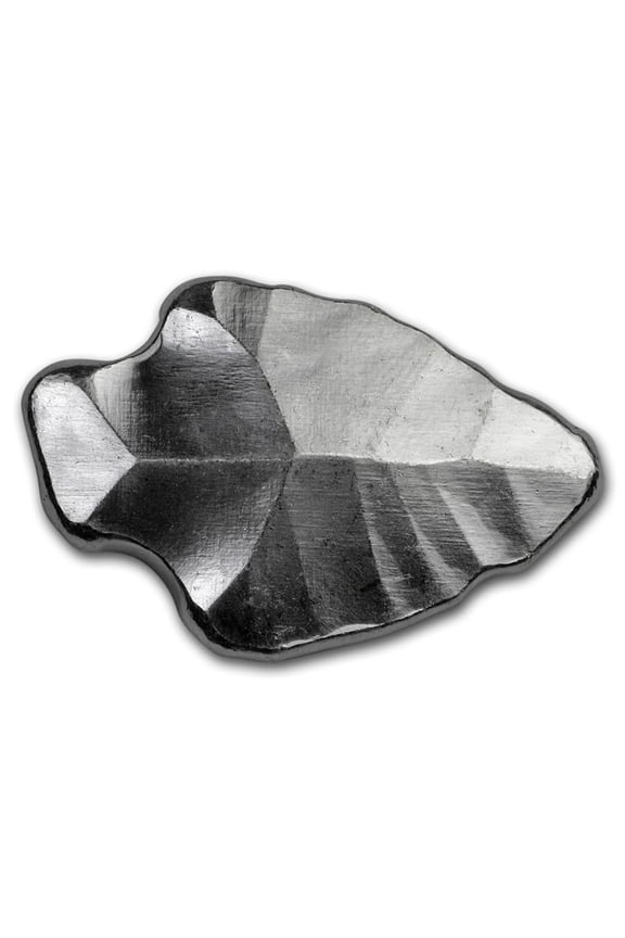 1 oz Hand Poured Silver - MPM (Indian Arrowhead)