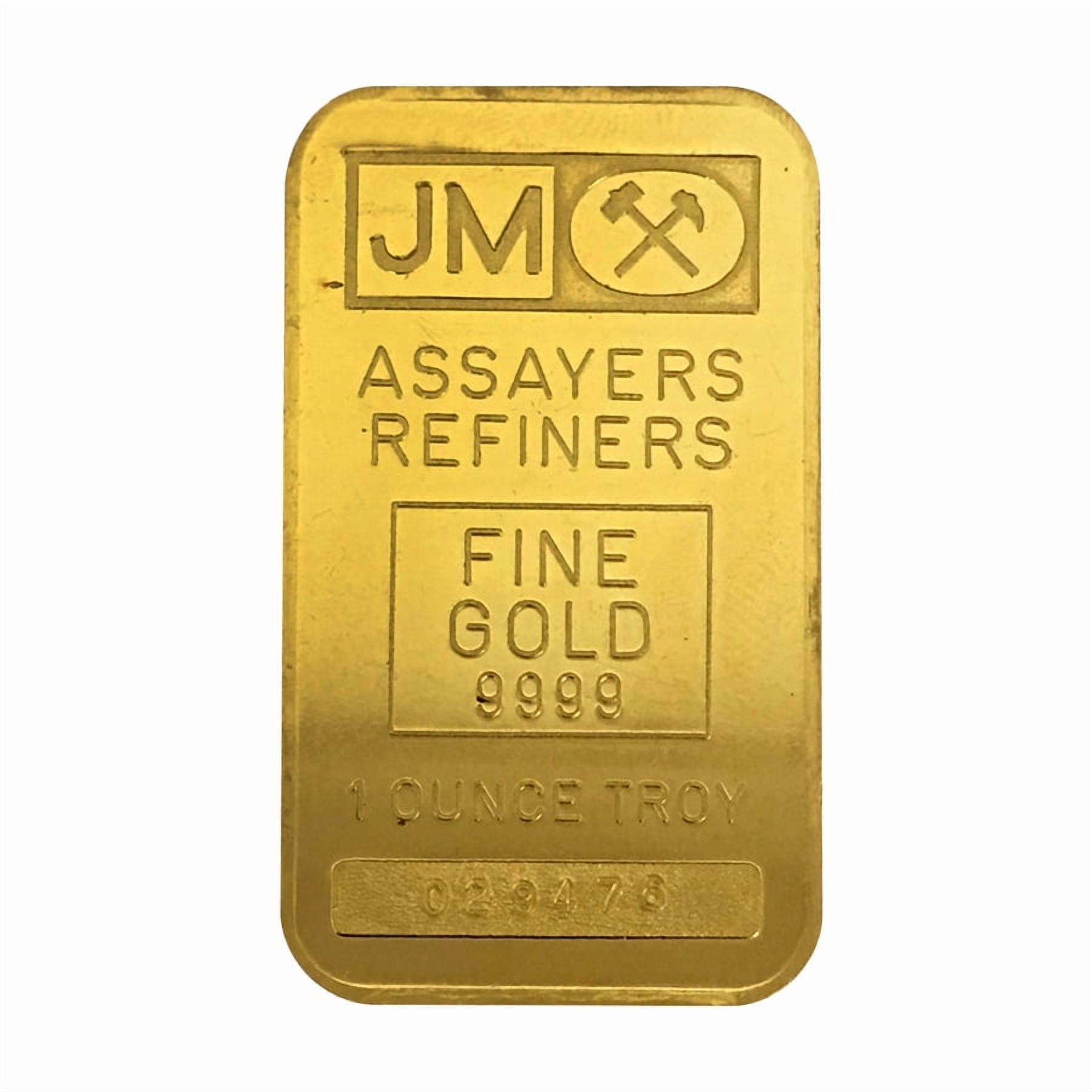 1 oz Johnson Matthey Gold Bar .9999 Fine (Secondary Market