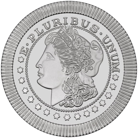 1-oz Morgan Dollar Stackable Medallions .999 Silver BU