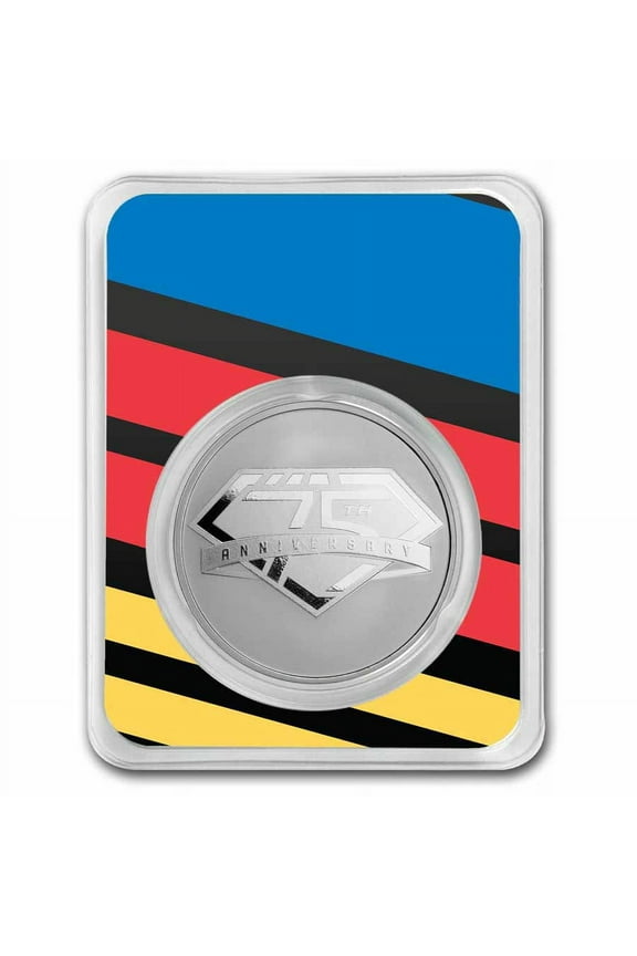 1 oz NASCAR 75th Struck Silver Round (TEP)