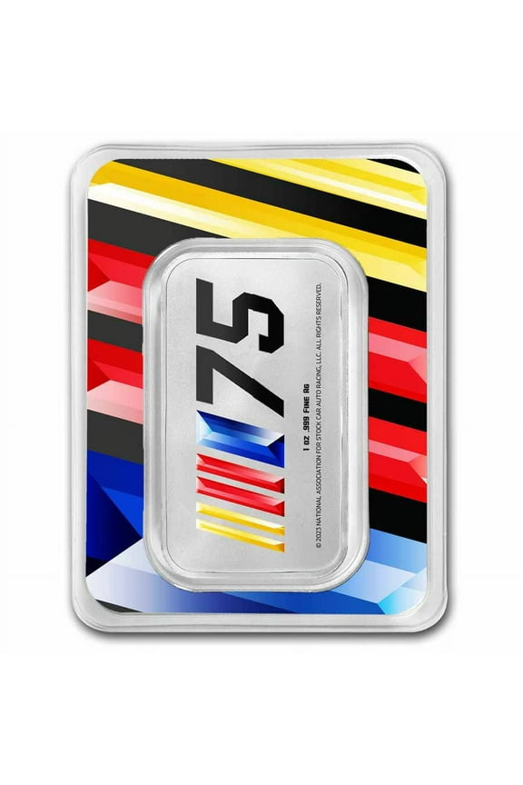 1 oz NASCAR Double Sided Colorized Bar TEP