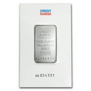 1 oz Palladium Bar - Credit Suisse In Assay