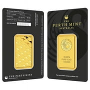 1 oz Perth Mint Gold Bar .9999 Fine in Assay