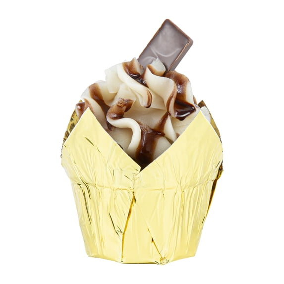 4 oz Tulip Rose Gold Paper Regular Baking Cup - 2 1/4" x 2 1/4" x 1 1/2" - 200 count box