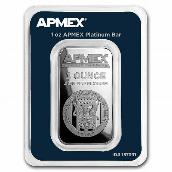 1 oz Platinum Bar - APMEX (In TEP)