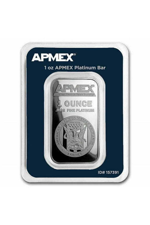 1 oz Platinum Bar - APMEX (In TEP)