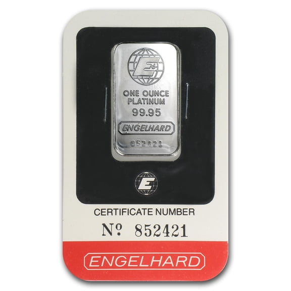 1 oz Platinum Bar - (In Assay)