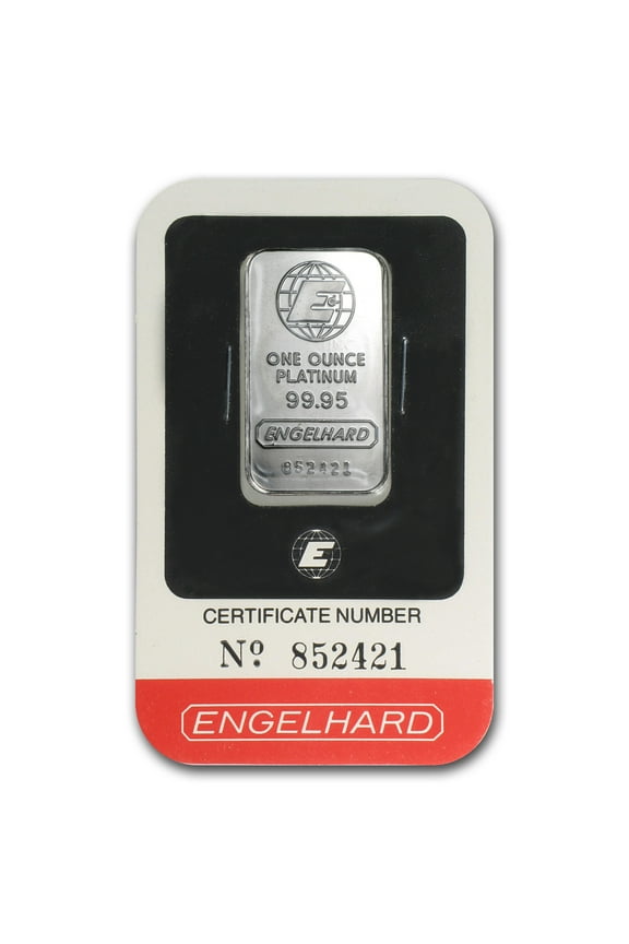 1 oz Platinum Bar - (In Assay)
