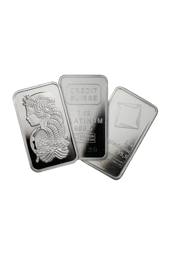 1 oz Platinum Bar .9995 Fine - Random Design