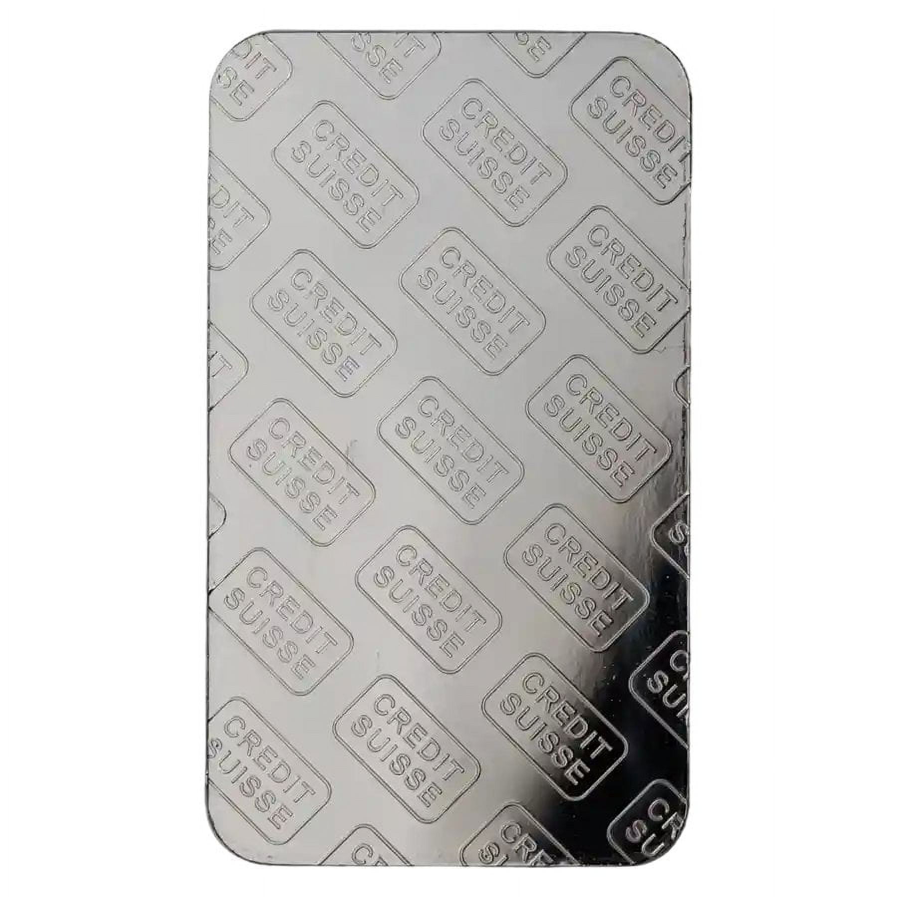 1 oz Platinum Credit Suisse Bar with Assay Card - Walmart.com