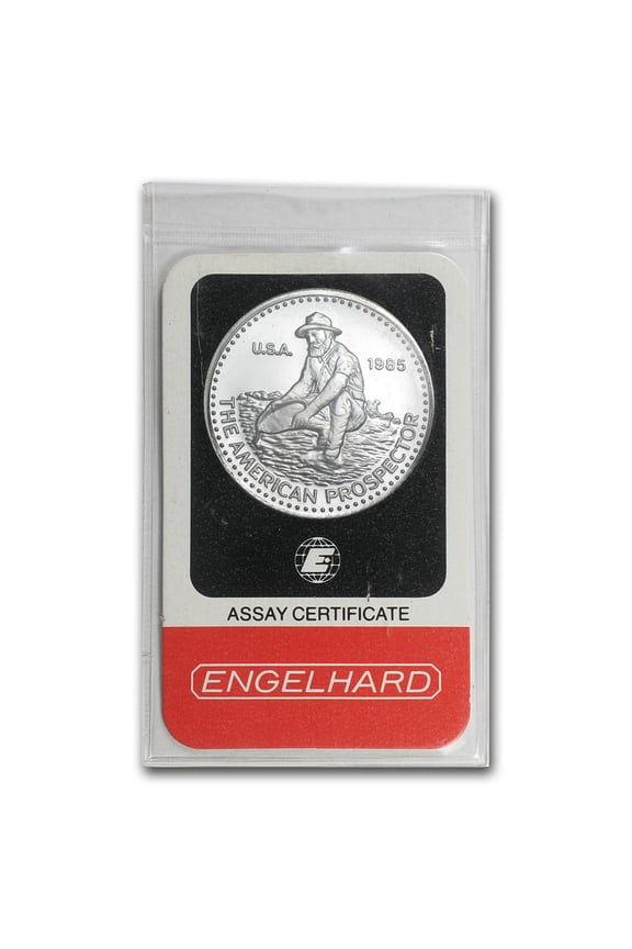 1 oz Platinum Round - Prospector (In Assay)
