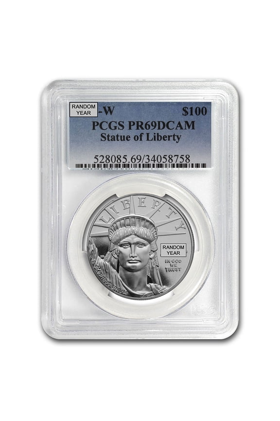 1 oz Proof American Platinum Eagle PR/PF-69 PCGS or NGC (Random)